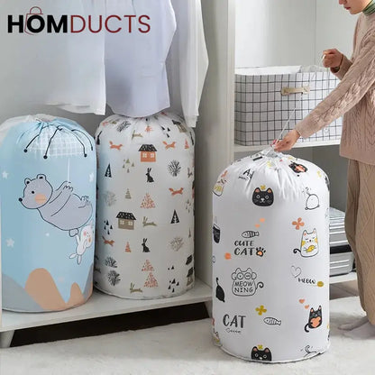 Moisture-proof Large Capacity Quilt And Cloth Storage Bag