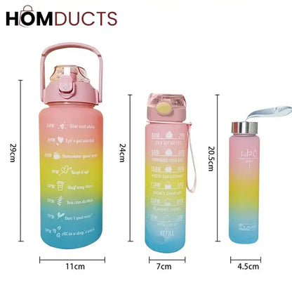 Motivational Bottle Set (3pcs)