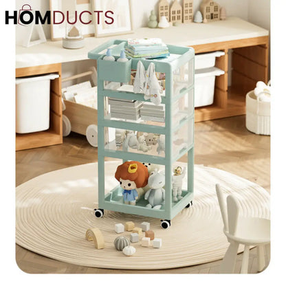 Multi Drawer Baby Supplies And Multipurpose Trolley