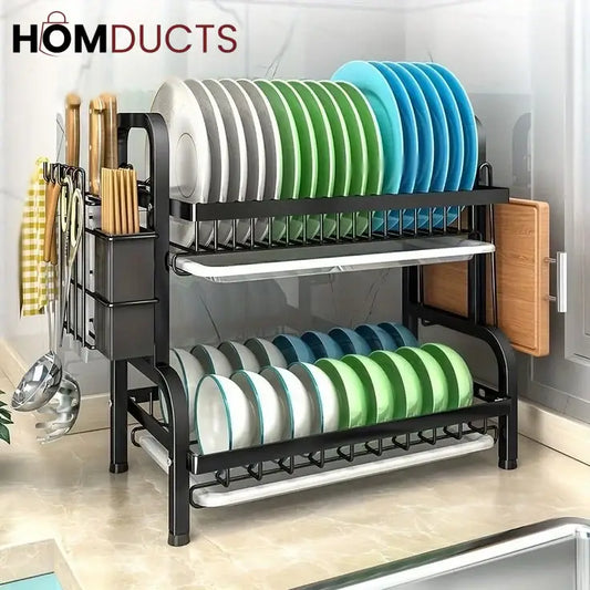 Multi Tier Dish Drain Rack