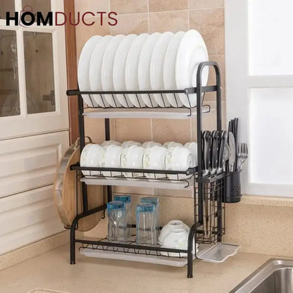 Multi Tier Dish Drain Rack