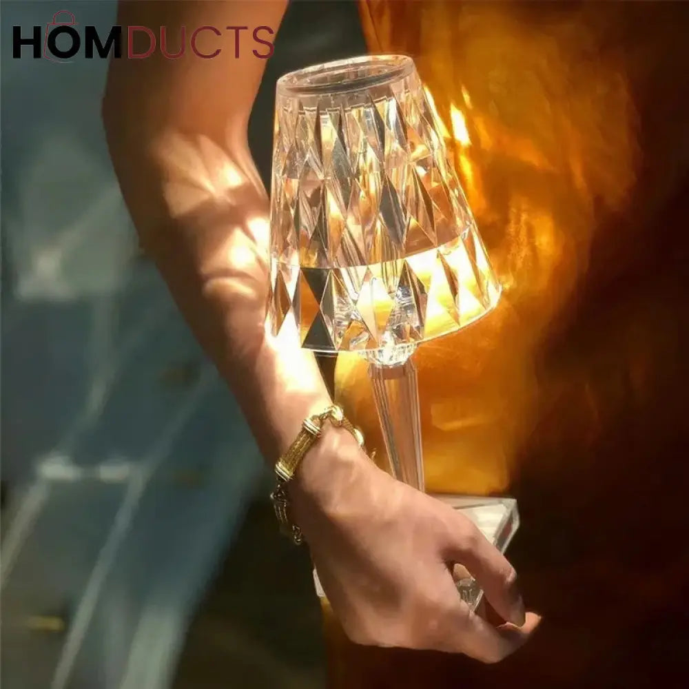 Multicolour Diamond Acrylic Table Lamp