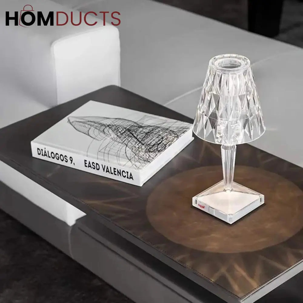 Multicolour Diamond Acrylic Table Lamp