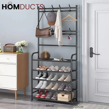 Multifunctional Coat & Shoes Rack