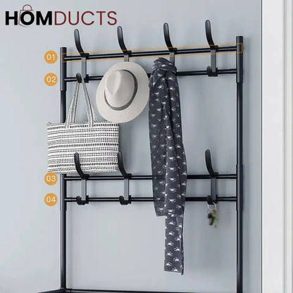 Multifunctional Coat & Shoes Rack