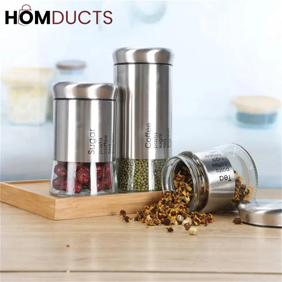 Multifunctional Creative Food Glass Jars