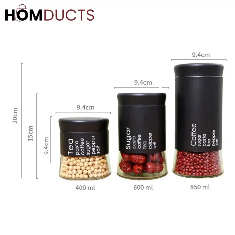 Multifunctional Creative Food Glass Jars