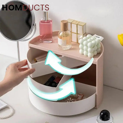Multifunctional Rotatable Dressing Table Organizer