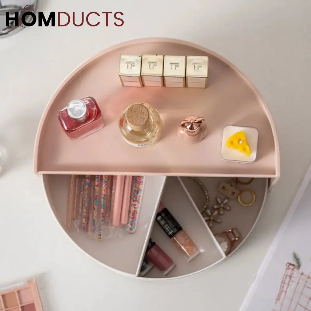 Multifunctional Rotatable Dressing Table Organizer