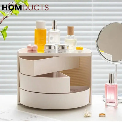 Multifunctional Rotatable Dressing Table Organizer