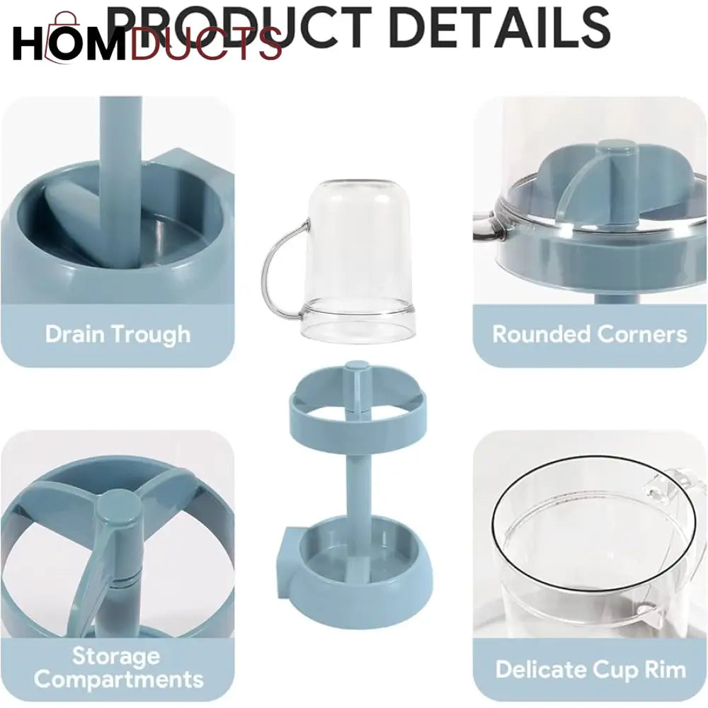 Multifunctional Toothbrush Holder & Wash Cup: Bathroom Storage Rack
