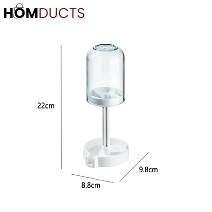 Multifunctional Toothbrush Holder with Quick-Dry Cup & Toothpaste Organizer