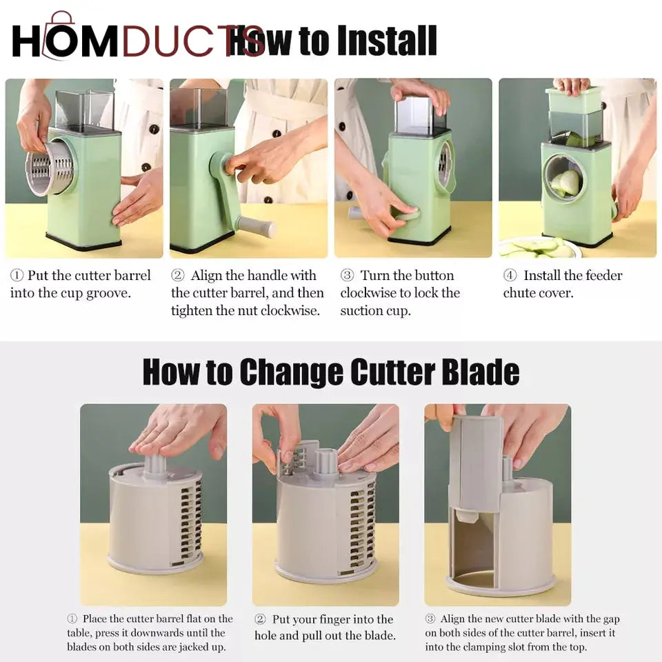 Multifunctional vegetable cutter