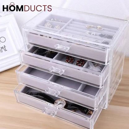 Multilayer Plush Jewelery Organizer