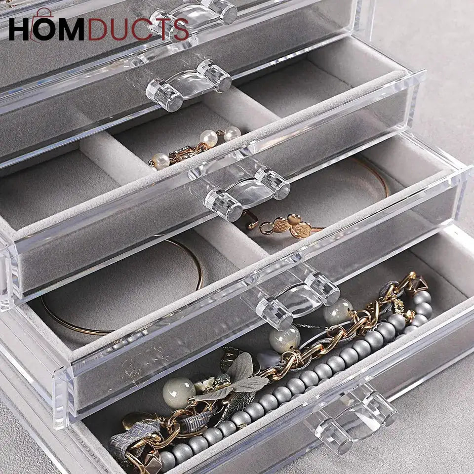 Multilayer Plush Jewelery Organizer