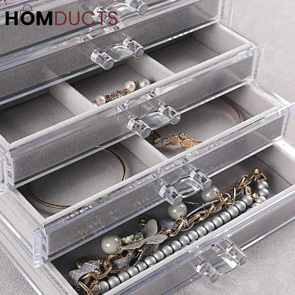 Multilayer Plush Jewelery Organizer