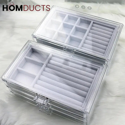Multilayer Plush Jewelery Organizer