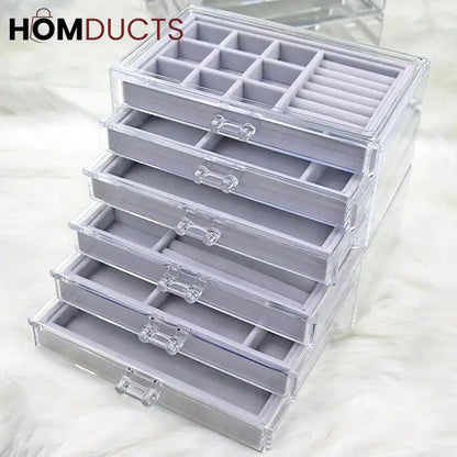 Multilayer Plush Jewelery Organizer