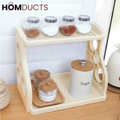 Multipurpose 2 Layer Kitchen Storage Rack