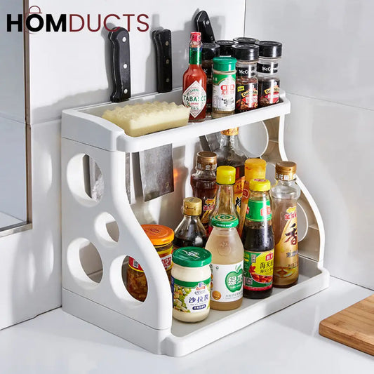 Multipurpose 2 Layer Kitchen Storage Rack