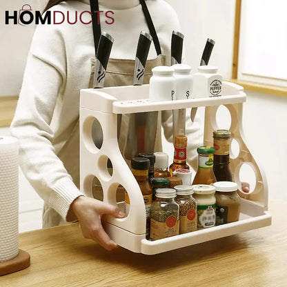 Multipurpose 2 Layer Kitchen Storage Rack