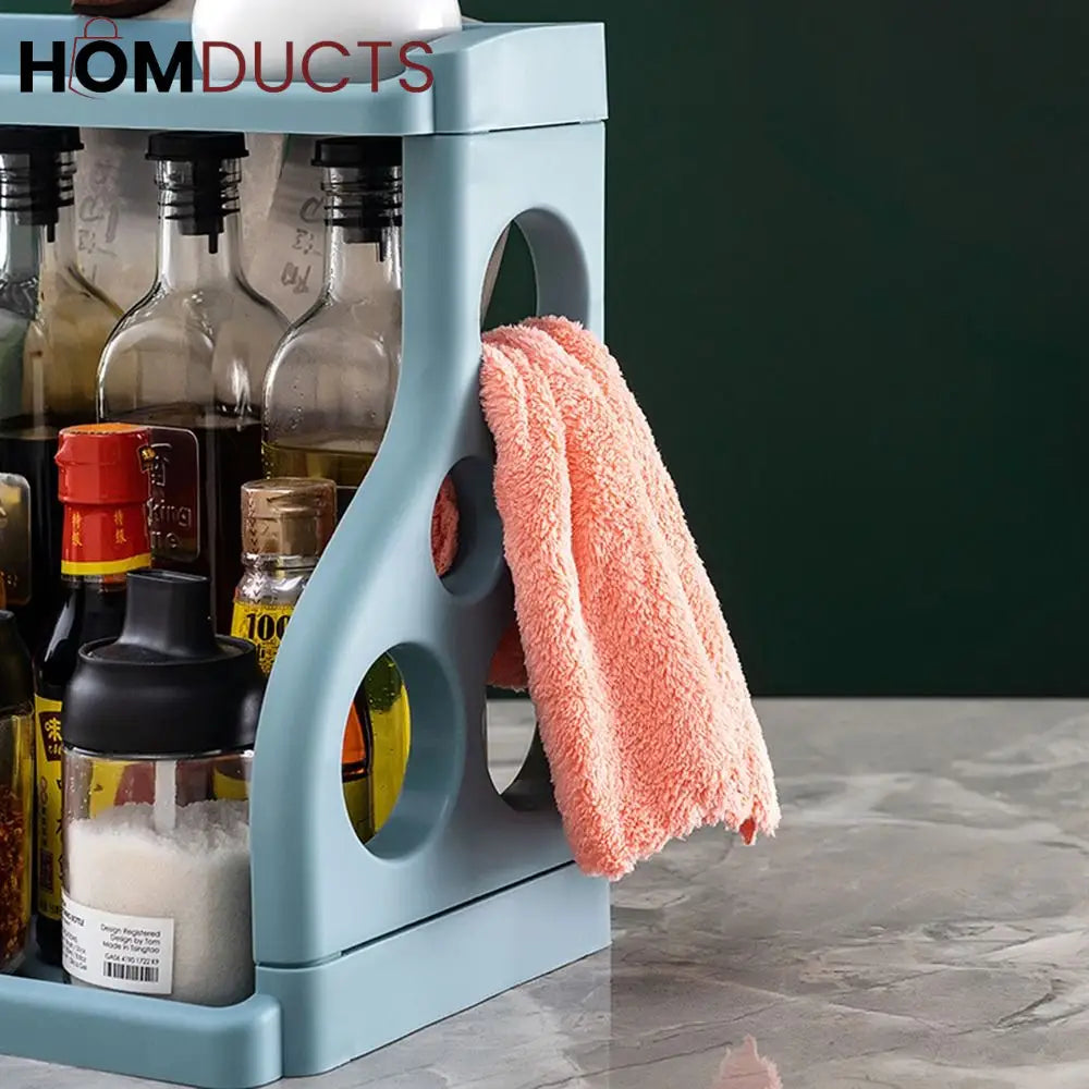 Multipurpose 2 Layer Kitchen Storage Rack