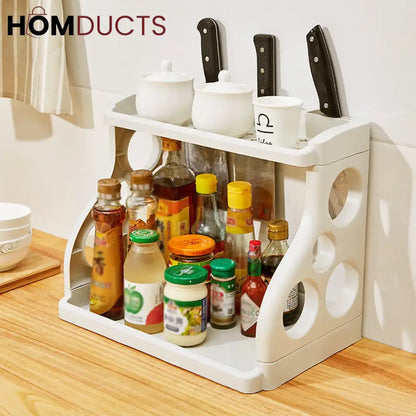 Multipurpose 2 Layer Kitchen Storage Rack