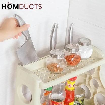 Multipurpose 2 Layer Kitchen Storage Rack