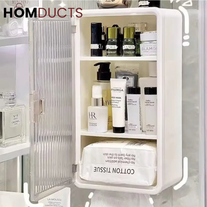 Multipurpose Bathroom Wall Cabinet With Tissue Holder