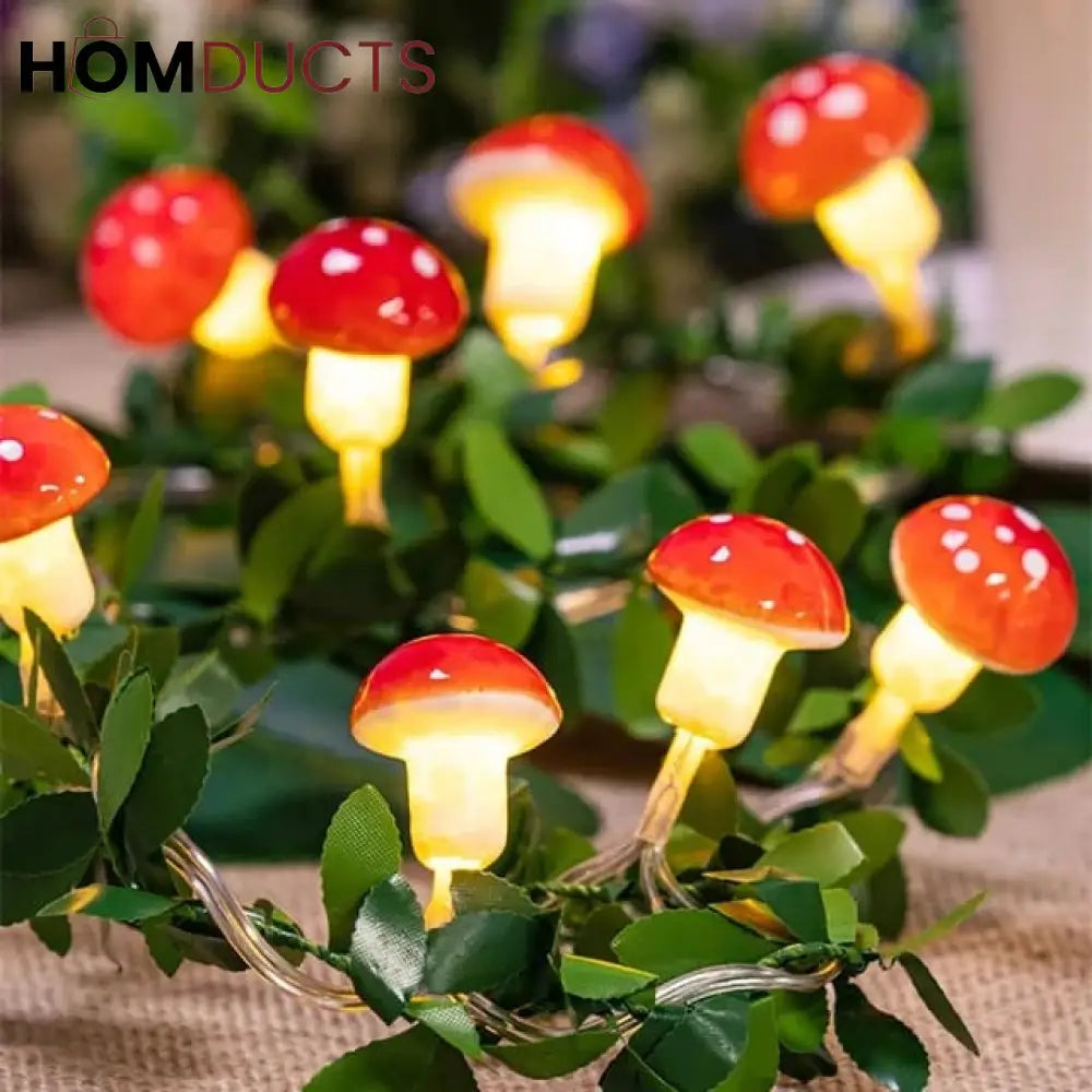 Mushroom Led String Light