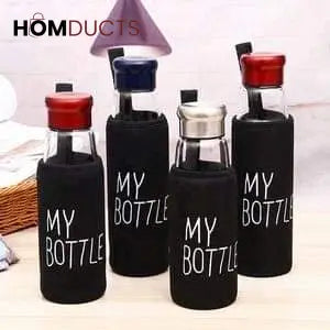 My Bottle Glass Water Bottle With Cover