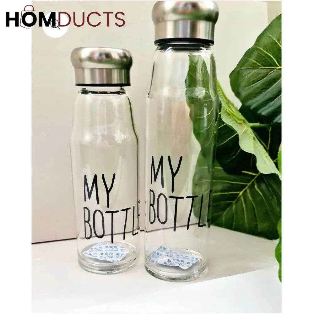 My Bottle Glass Water Bottle With Cover