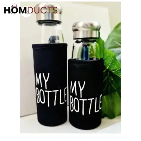 My Bottle Glass Water Bottle With Cover