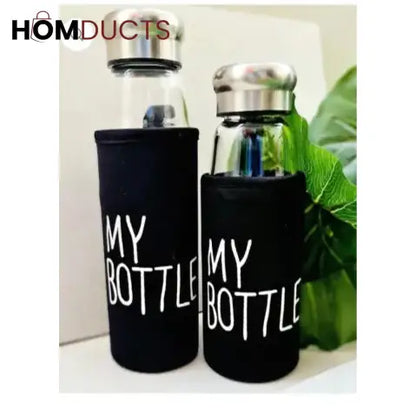 My Bottle Glass Water Bottle With Cover