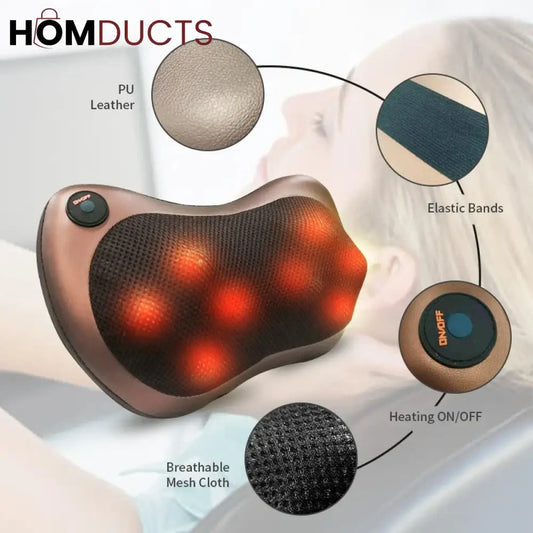Neck And Back Pillow Massager