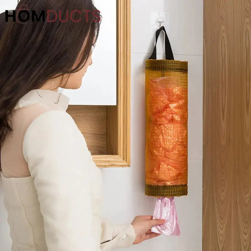 Net Garbage Bag Holder