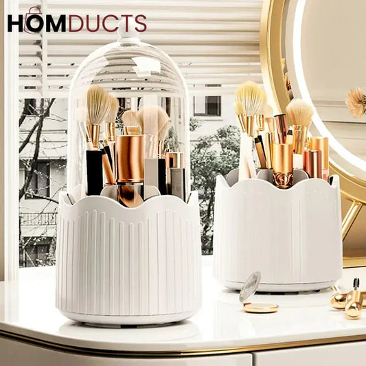 New 360° Rotating Makeup Brush Holder