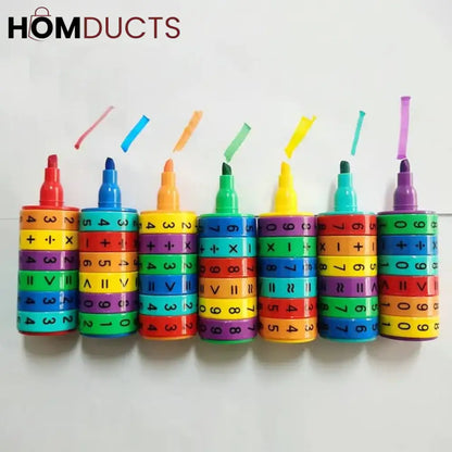 New Education Mathematics  Numerical Learning Maths Toy + Highlighter Marker  (Each)