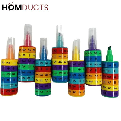New Education Mathematics  Numerical Learning Maths Toy + Highlighter Marker  (Each)