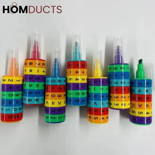 New Education Mathematics  Numerical Learning Maths Toy + Highlighter Marker  (Each)