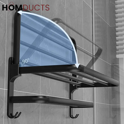 No Drilling Movable Towel Rack