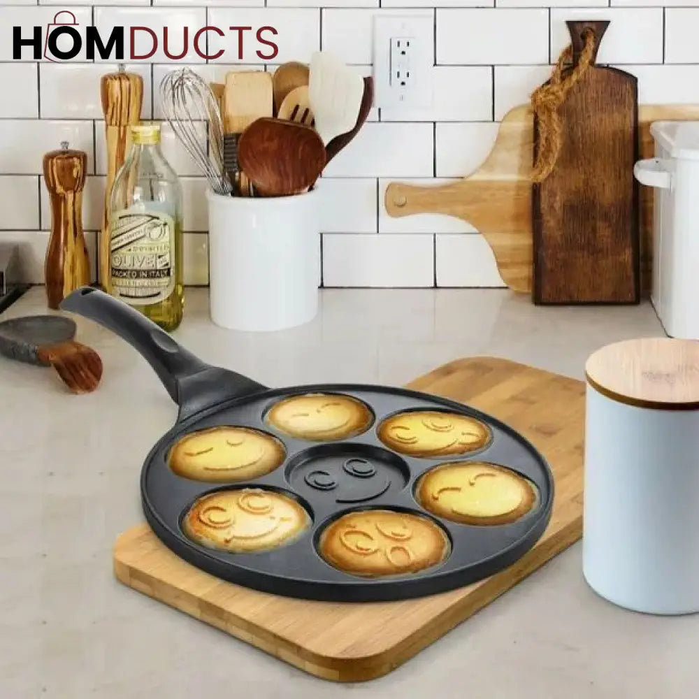Nonstick Smiley Pancake Frying Pan (27cm)