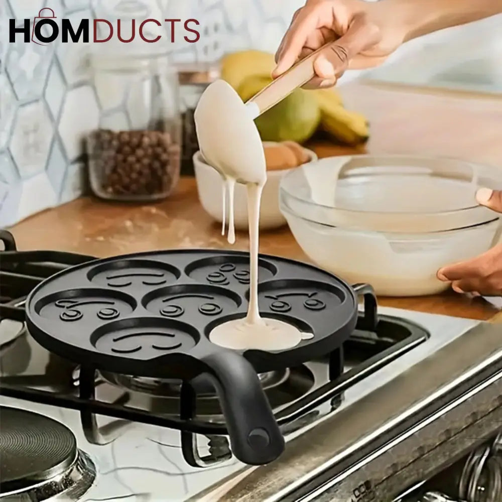 Nonstick Smiley Pancake Frying Pan (27cm)
