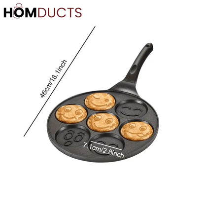Nonstick Smiley Pancake Frying Pan (27cm)