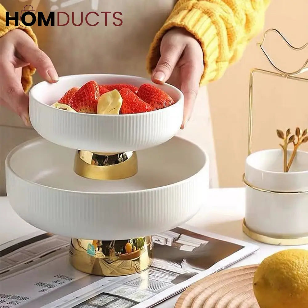 Nordic Ceramic Fruit Platter