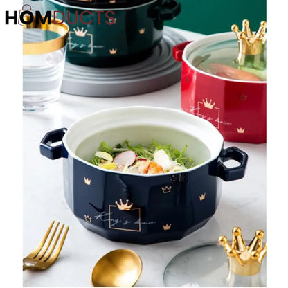 Nordic Ceramic Serving Bowl