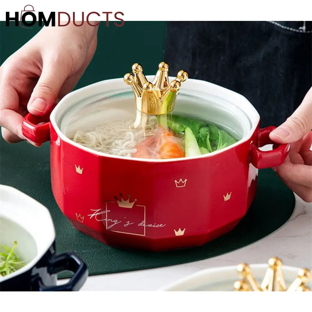 Nordic Ceramic Serving Bowl
