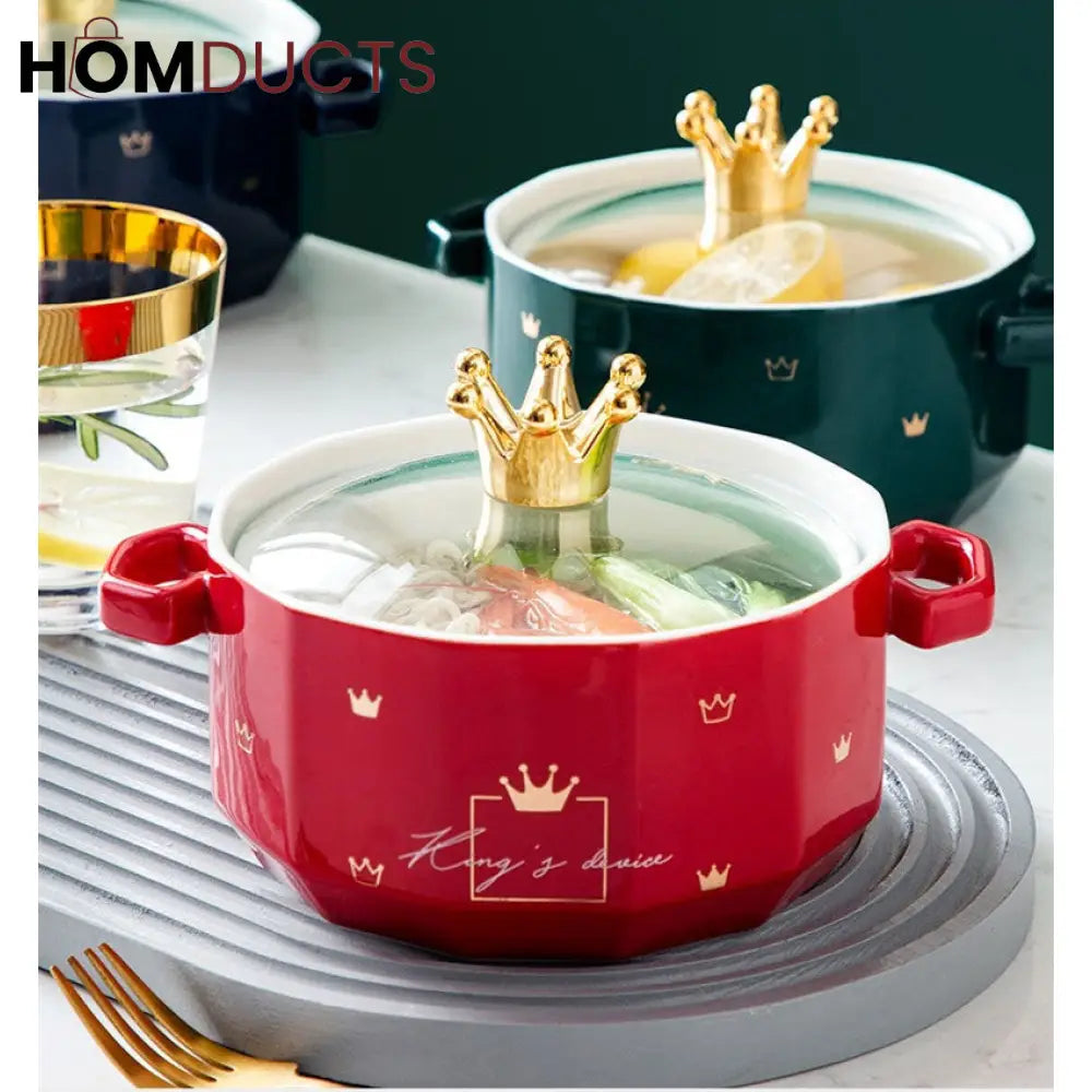 Nordic Ceramic Serving Bowl