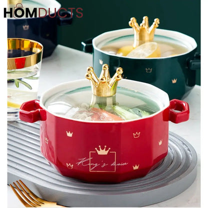 Nordic Ceramic Serving Bowl
