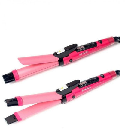 NOVA 2-in-1 Hair Straightener & Curler – Professional Styling Beauty Set in Pakistan